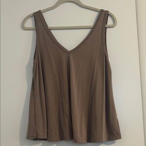 Vernacular Taupe Tank Top